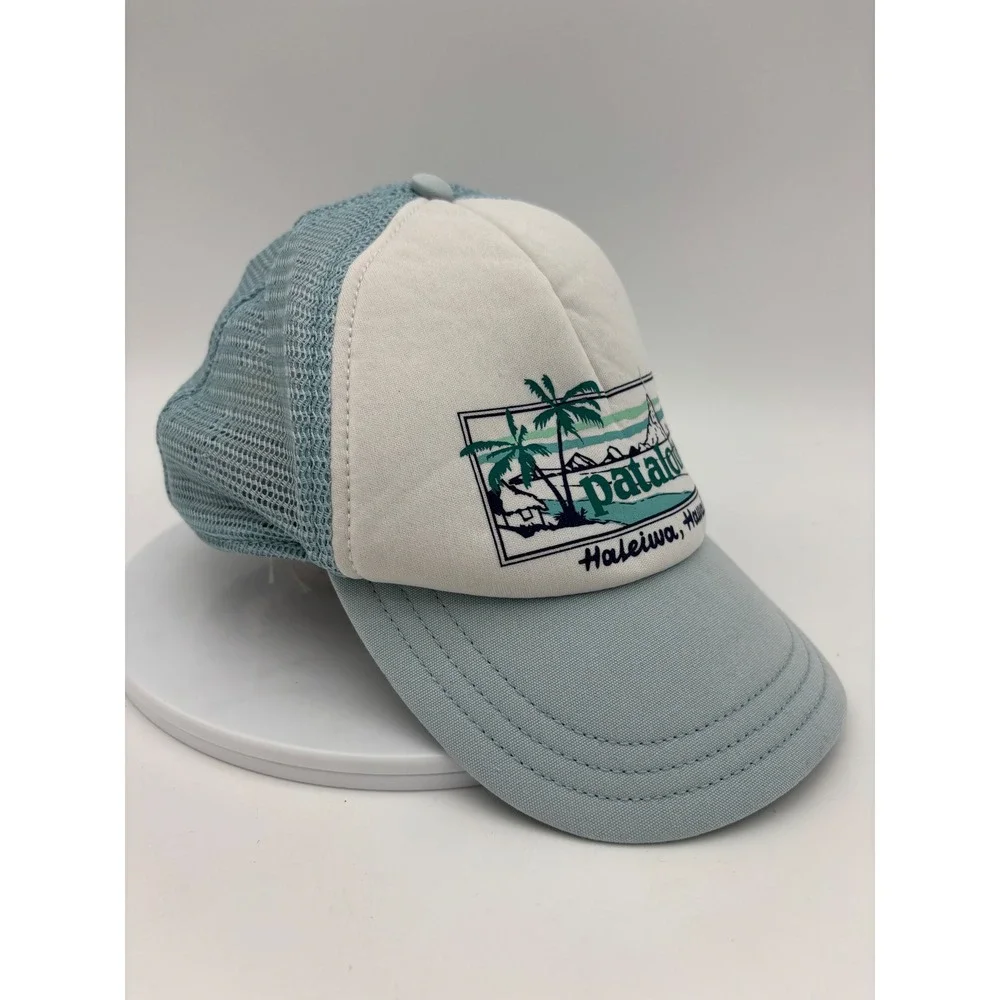 PATAGONIA Pataloha‎ Haleiwa Hawaii Trucker Hat RARE Cap Organic Cotton Snapback